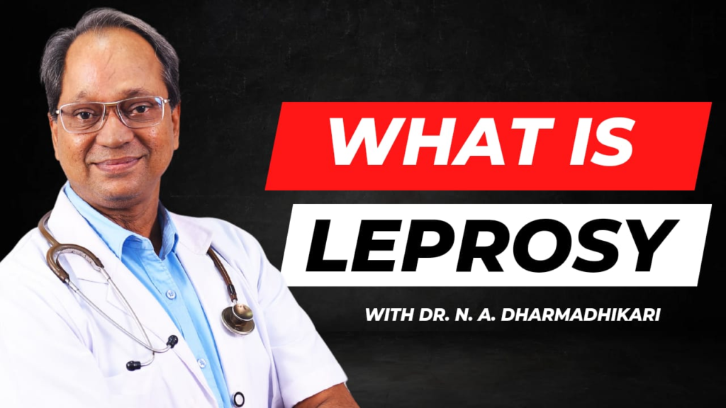 Leprosy awareness visual promoting early detection, treatment, and social inclusion by Dr. N. A. Dharmadhikari Clinic