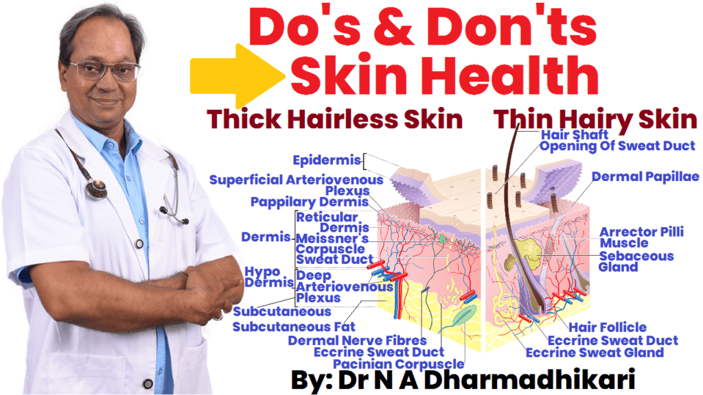 Do’s and Don’ts of Skin Health – Dr. N. A. Dharmadhikari Clinic त्वचा स्वास्थ्य के लिए करें और न करें – डॉ. एन. ए. धर्माधिकारी क्लिनिक