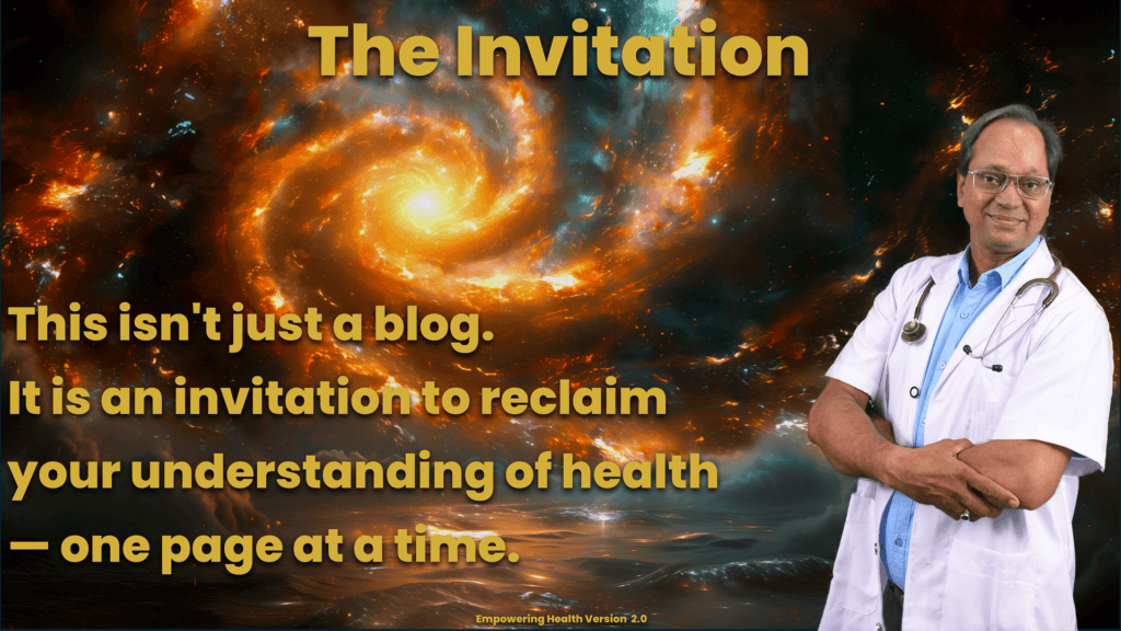 Invitation to reclaim and strengthen one's understanding of health one page at a time.