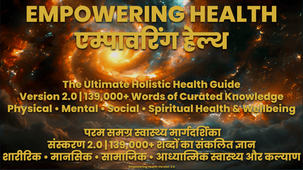 Empowering Health Version 2.0 with 139,000+ words of curated knowledge and four dimensions of health and wellbeing.